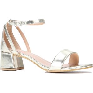 Sandales La Modeuse Sandales, nu-pieds pour femme - Doré - Doré - Publicité Sandales La Modeuse Sandales, nu-pieds pour femme - Doré - Doré - Publicité