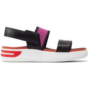 Sandales Geox black orange casual open sandals Noir - Publicité Sandales Geox black orange casual open sandals Noir - Publicité