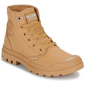 Boots Palladium MONO CHROME Marron - Publicité Boots Palladium MONO CHROME Marron - Publicité