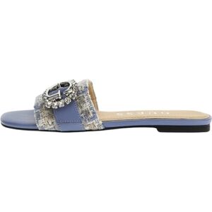 Sandales Guess Sandales plates Ref 62298 Bleu Bleu - Publicité Sandales Guess Sandales plates Ref 62298 Bleu Bleu - Publicité