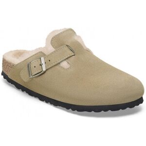 Sandales BIRKENSTOCK Boston shearling leve Beige - Publicité Sandales BIRKENSTOCK Boston shearling leve Beige - Publicité