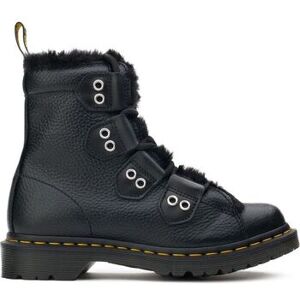 Bottines Dr. Martens 1460 Fur Des Bottes Noir - Publicité Bottines Dr. Martens 1460 Fur Des Bottes Noir - Publicité