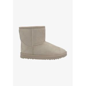 Bottines Vera Collection Chaussons femmes, Boots fourrés Beige talon plat multicolor - Publicité Bottines Vera Collection Chaussons femmes, Boots fourrés Beige talon plat multicolor - Publicité