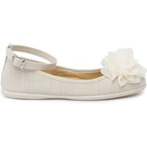 Ballerines Pisamonas Ballerines Lin Bride Cheville Décoration Fleur Gaze Blanc - Publicité Ballerines Pisamonas Ballerines Lin Bride Cheville Décoration Fleur Gaze Blanc - Publicité