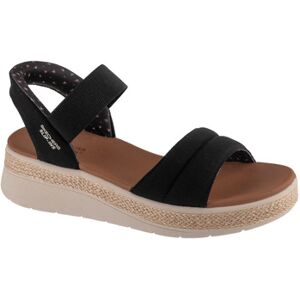 Sandales Skechers Slip-Ins: BOBS Sun Ray Noir - Publicité Sandales Skechers Slip-Ins: BOBS Sun Ray Noir - Publicité