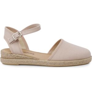 Espadrilles Pisamonas Espadrilles À Compensé En Lin Fin Blanc - Publicité Espadrilles Pisamonas Espadrilles À Compensé En Lin Fin Blanc - Publicité