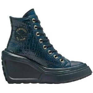 Baskets Converse Chuck 70 De Luxe Wedge Platform Bleu - Publicité Baskets Converse Chuck 70 De Luxe Wedge Platform Bleu - Publicité