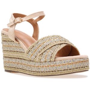 Sandales La Modeuse Sandales, nu-pieds pour femme - Beige - Beige - Publicité Sandales La Modeuse Sandales, nu-pieds pour femme - Beige - Beige - Publicité