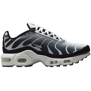 Baskets Nike Air Max Plus Black White Sail Metallic Cool Grey (GS) Noir - Publicité Baskets Nike Air Max Plus Black White Sail Metallic Cool Grey (GS) Noir - Publicité