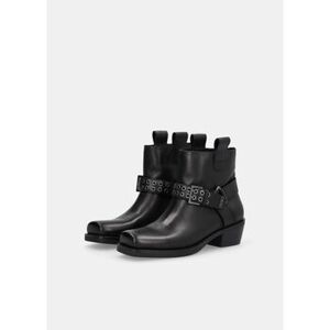 Bottes Liu Jo Santiags en daim Noir - Publicité Bottes Liu Jo Santiags en daim Noir - Publicité