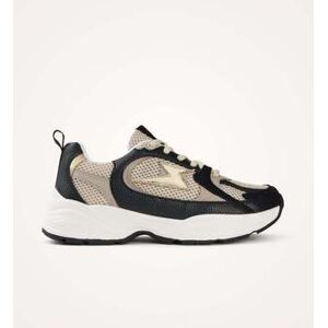 Baskets basses Vanessa Wu Baskets éclair à semelle oversize Siloé Noir - Publicité Baskets basses Vanessa Wu Baskets éclair à semelle oversize Siloé Noir - Publicité