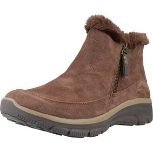 Bottines Skechers EASY GOING COOL ZIP Marron - Publicité Bottines Skechers EASY GOING COOL ZIP Marron - Publicité