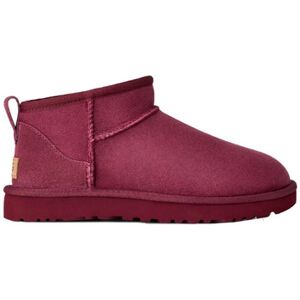 Bottines UGG BOTTINES CLASSIC ULTRA MINI Rouge - Publicité Bottines UGG BOTTINES CLASSIC ULTRA MINI Rouge - Publicité