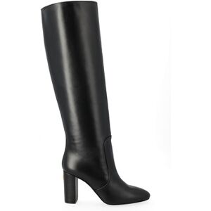 Bottes Via Roma 15 Botte à talon en cuir noir - Publicité Bottes Via Roma 15 Botte à talon en cuir noir - Publicité