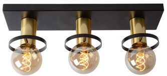 Lustres, suspensions et plafonniers Lucide ANAKA Noir