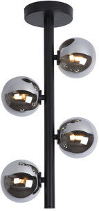 Lustres, suspensions et plafonniers Lucide TYCHO Noir