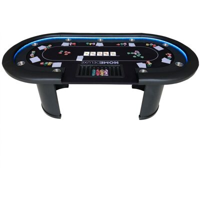HOME DELUXE Table de poker LED »FULL HOUSE« - Publicité HOME DELUXE Table de poker LED »FULL HOUSE« - Publicité