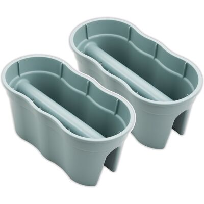 KHW - Flowerclip XXL - Vert pastel - Planter - Publicité KHW - Flowerclip XXL - Vert pastel - Planter - Publicité