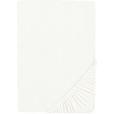 BIBERNA Drap-housse en jersey (blanc, 90 - 100 x 200 cm) 90-100 x 200 cm blanc - Publicité BIBERNA Drap-housse en jersey (blanc, 90 - 100 x 200 cm) 90-100 x 200 cm blanc - Publicité