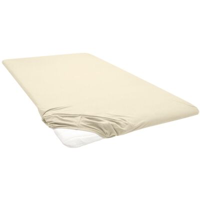 Drap-housse Jersey Elasthan Biberna pour topper - 90x190 - 200x220 cm - Champagne - Publicité Drap-housse Jersey Elasthan Biberna pour topper - 90x190 - 200x220 cm - Champagne - Publicité