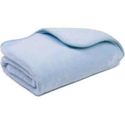 Couverture bébé GÖZZE - 75x100cm - Bleu clair - Couverture pour bébé - Publicité Couverture bébé GÖZZE - 75x100cm - Bleu clair - Couverture pour bébé - Publicité