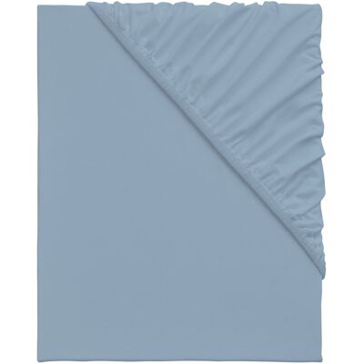 EMMA Drap-housse en jersey, 90-100 x 200 cm (bleu) Bleu - Publicité EMMA Drap-housse en jersey, 90-100 x 200 cm (bleu) Bleu - Publicité