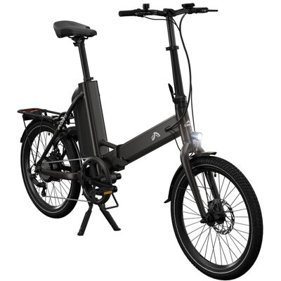 CRIVIT Vélo électrique pliant 530 Wh (noir) Noir - Publicité CRIVIT Vélo électrique pliant 530 Wh (noir) Noir - Publicité