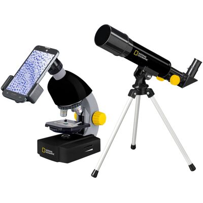 NATIONAL GEOGRAPHIC Set télescope et microscope - Publicité NATIONAL GEOGRAPHIC Set télescope et microscope - Publicité