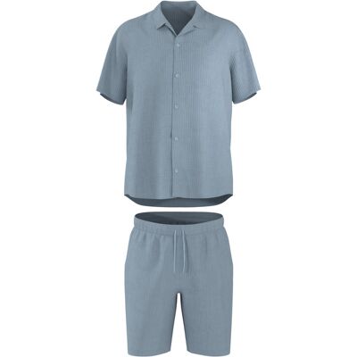 ESMARA MEN Pyjama en mousseline pour homme (Bleu, XXL) XXL Bleu - Publicité ESMARA MEN Pyjama en mousseline pour homme (Bleu, XXL) XXL Bleu - Publicité