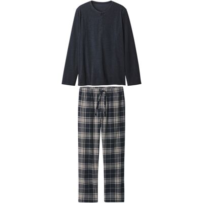 ESMARA MEN Pyjama en flanelle homme (bleu foncé, XL) XL bleu foncé - Publicité ESMARA MEN Pyjama en flanelle homme (bleu foncé, XL) XL bleu foncé - Publicité