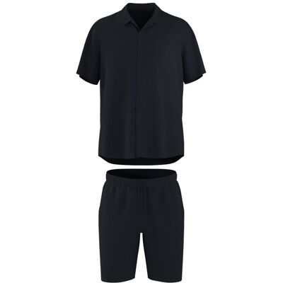 ESMARA MEN Pyjama en mousseline pour homme (bleu foncé, S) S bleu foncé - Publicité ESMARA MEN Pyjama en mousseline pour homme (bleu foncé, S) S bleu foncé - Publicité