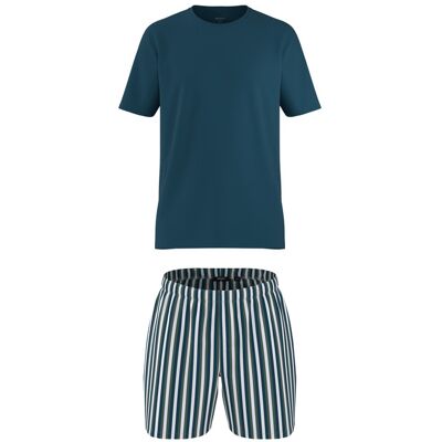 ESMARA MEN Pyjama homme (bleu imprimé/blanc, S) S bleu imprimé/blanc - Publicité ESMARA MEN Pyjama homme (bleu imprimé/blanc, S) S bleu imprimé/blanc - Publicité
