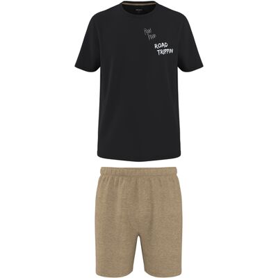 ESMARA MEN Pyjama homme (noir/beige, M) M noir/beige - Publicité ESMARA MEN Pyjama homme (noir/beige, M) M noir/beige - Publicité