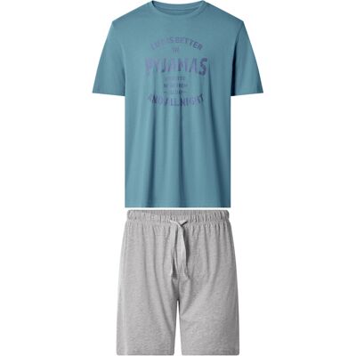ESMARA MEN Pyjama homme (bleu/gris, S) S bleu/gris - Publicité ESMARA MEN Pyjama homme (bleu/gris, S) S bleu/gris - Publicité