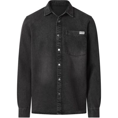 ESMARA MEN Chemise en jean homme (noir, L) L(41/42) Noir - Publicité ESMARA MEN Chemise en jean homme (noir, L) L(41/42) Noir - Publicité