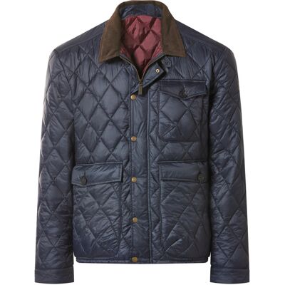 ESMARA MEN Veste matelassée premium homme (bleu foncé, M) M bleu foncé - Publicité ESMARA MEN Veste matelassée premium homme (bleu foncé, M) M bleu foncé - Publicité