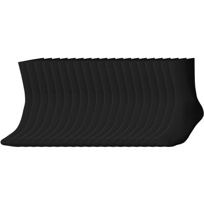 ESMARA MEN Lot de 20 paires de chaussettes homme (noir, 39-42) 39-42 Noir - Publicité ESMARA MEN Lot de 20 paires de chaussettes homme (noir, 39-42) 39-42 Noir - Publicité