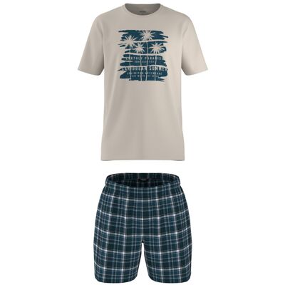 ESMARA MEN Pyjama homme (beige/bleu, XL) XL beige/bleu - Publicité ESMARA MEN Pyjama homme (beige/bleu, XL) XL beige/bleu - Publicité