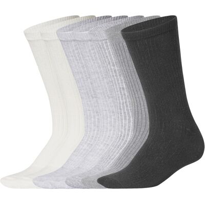 ESMARA® Lot de 7 paires de chaussettes femme (blanc/gris/noir, 35-38) 35-38 blanc/gris/noir - Publicité ESMARA® Lot de 7 paires de chaussettes femme (blanc/gris/noir, 35-38) 35-38 blanc/gris/noir - Publicité