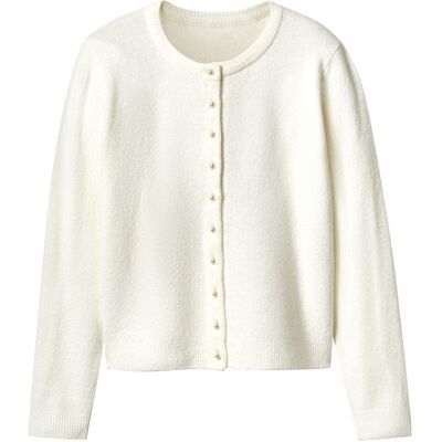 ESMARA® Cardigan femme (Blanc, M(38/40)) M(38/40) blanc - Publicité ESMARA® Cardigan femme (Blanc, M(38/40)) M(38/40) blanc - Publicité