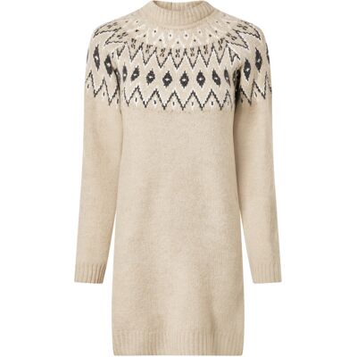 ESMARA® Robe en tricot femme (beige, S(34/36)) S(34/36) beige - Publicité ESMARA® Robe en tricot femme (beige, S(34/36)) S(34/36) beige - Publicité