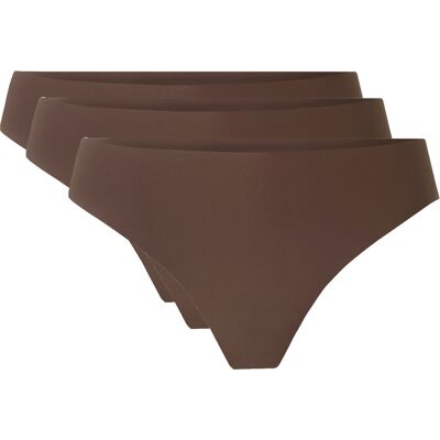 ESMARA® Lot de 3 strings invisibles femme (marron, M(38/40)) M(38/40) marron - Publicité ESMARA® Lot de 3 strings invisibles femme (marron, M(38/40)) M(38/40) marron - Publicité