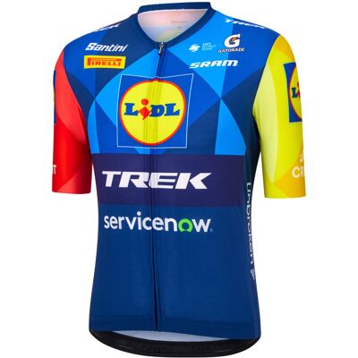 SANTINI Maillot à manches courtes Lidl-Trek 2026 femme (S) S - Publicité SANTINI Maillot à manches courtes Lidl-Trek 2026 femme (S) S - Publicité