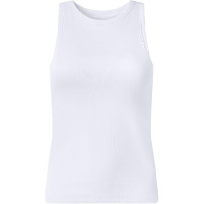 ESMARA® Débardeur côtelé soutien-gorge intégré femme (Blanc, M(38/40)) M(38/40) blanc - Publicité ESMARA® Débardeur côtelé soutien-gorge intégré femme (Blanc, M(38/40)) M(38/40) blanc - Publicité