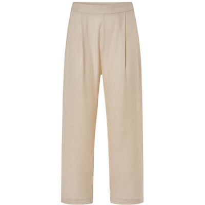 ESMARA® Pantalon effet lin femme (beige) 38 beige - Publicité ESMARA® Pantalon effet lin femme (beige) 38 beige - Publicité