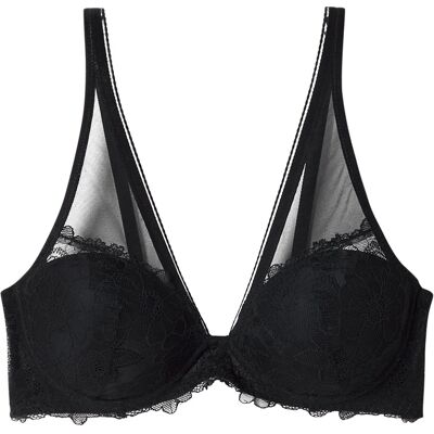 ESMARA® Soutien-gorge à dentelle avec armatures femme (noir, 95B) 95B Noir - Publicité ESMARA® Soutien-gorge à dentelle avec armatures femme (noir, 95B) 95B Noir - Publicité