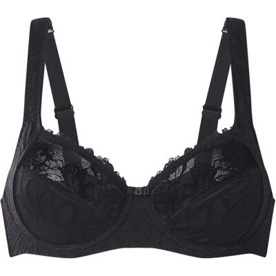 ESMARA® Soutien-gorge à dentelle avec armatures femme (noir, 105 D) 105D Noir - Publicité ESMARA® Soutien-gorge à dentelle avec armatures femme (noir, 105 D) 105D Noir - Publicité