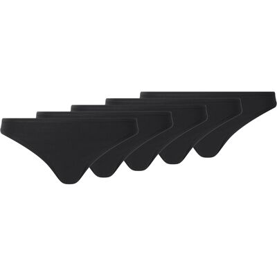 ESMARA® Lot de 5 strings femme (noir, L(42/44)) L(42/44) Noir - Publicité ESMARA® Lot de 5 strings femme (noir, L(42/44)) L(42/44) Noir - Publicité