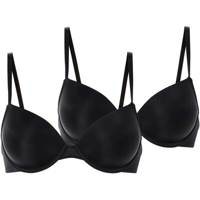 ESMARA® Lot de 2 soutien-gorge femme (noir, 100C) 100C Noir - Publicité ESMARA® Lot de 2 soutien-gorge femme (noir, 100C) 100C Noir - Publicité