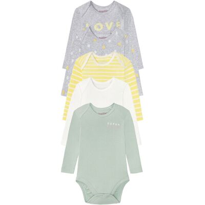 Lupilu Body bébé - Coton biologique, 5 pièces - Body pour bébé - Publicité Lupilu Body bébé - Coton biologique, 5 pièces - Body pour bébé - Publicité